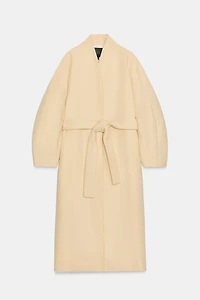 OVERSIZED WOOL BLEND COAT ZW COLLECTION