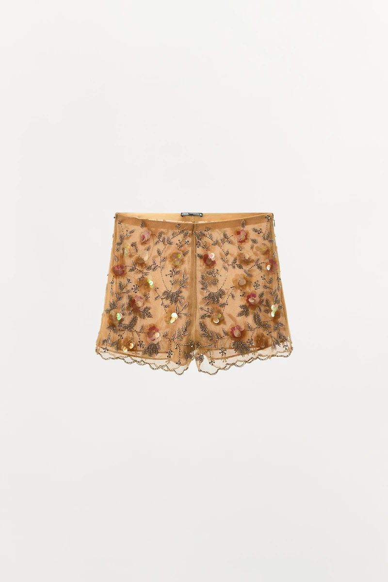BEADED SEQUIN LIMITED EDITION SHORTS