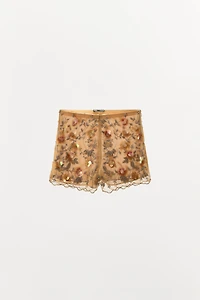 BEADED SEQUIN LIMITED EDITION SHORTS