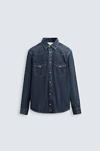 CHEMISE EN DENIM WESTERN