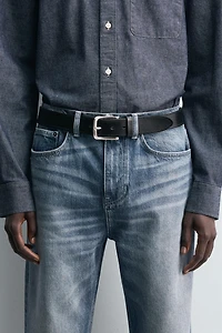 WIDE LEATHER BELT