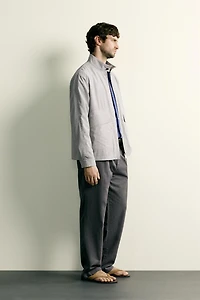 REGULAR FIT CHECKERED JACKET