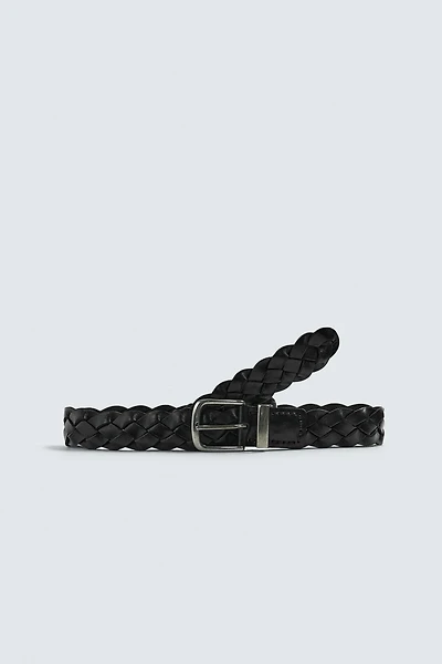 BRAIDED LEATHER BELT