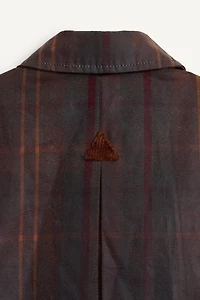 LIMITED EDITION WAXED PLAID COAT