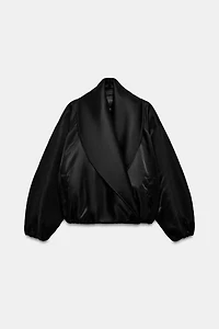 ZW COLLECTION PADDED BOMBER JACKET