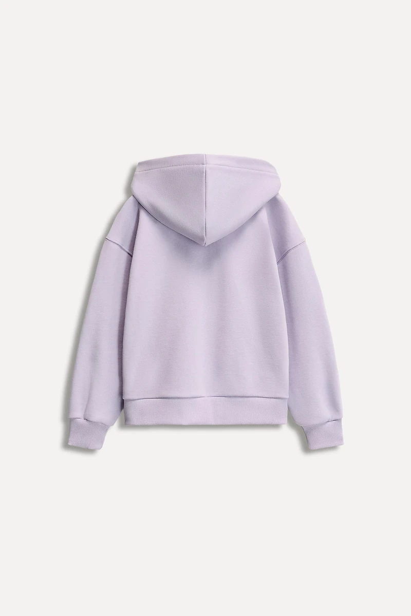 6 YEARS/ 50TH ANNIVERSARY LABEL ZIP-UP SWEATSHIRT