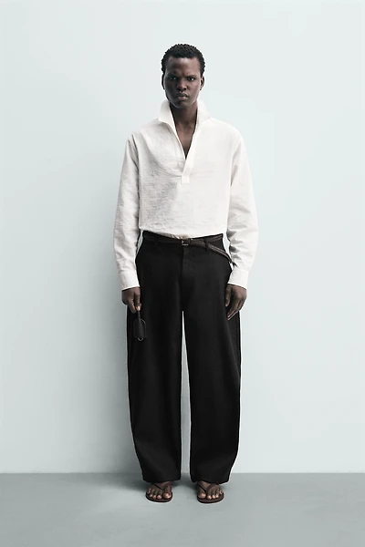 TEXTURED POLO SHIRT