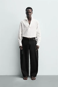 TEXTURED POLO SHIRT