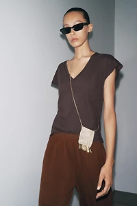 COTTON LINEN T-SHIRT