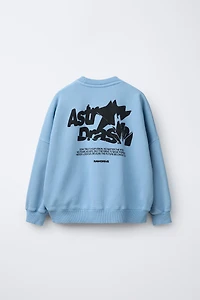TEXT PRINT SWEATSHIRT