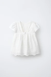 EMBROIDERED FLORAL DRESS