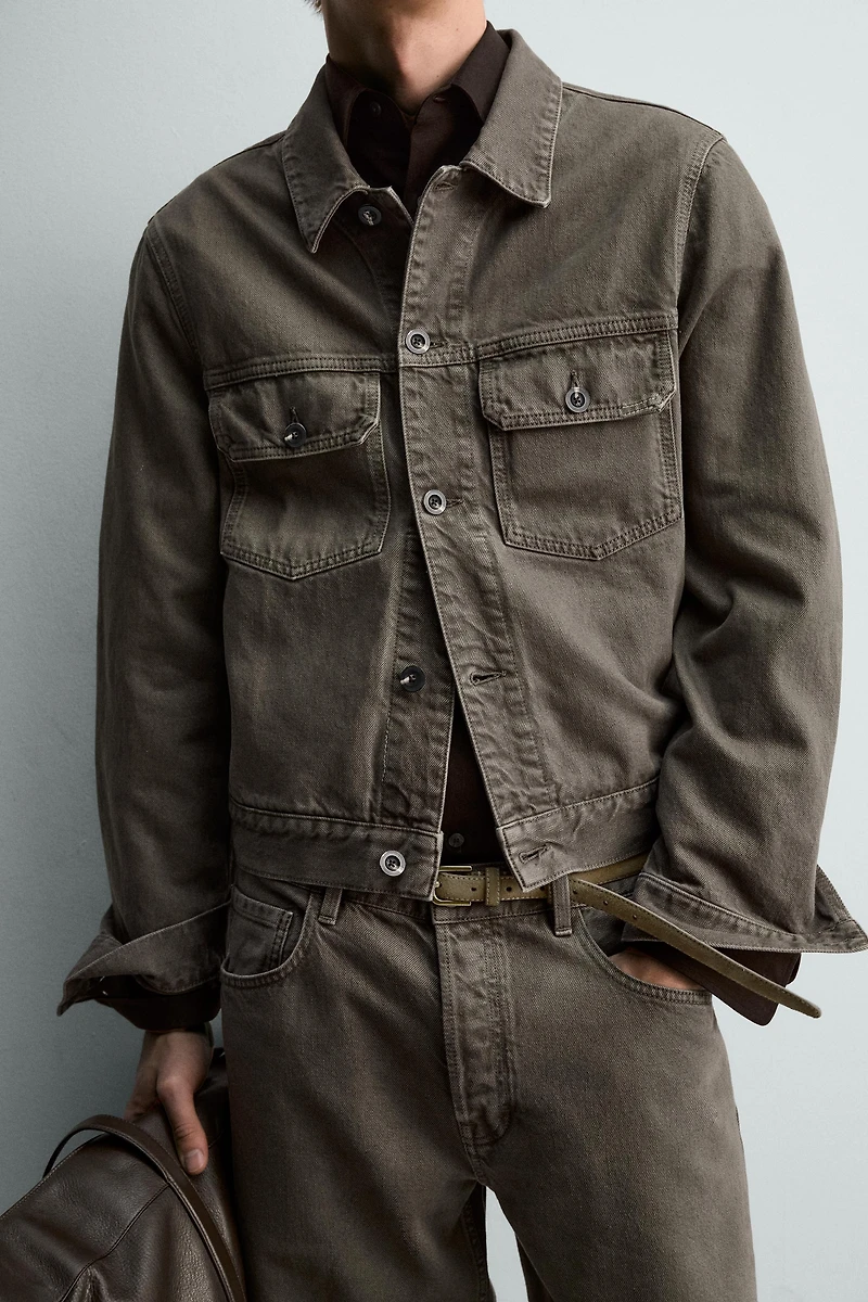 WASHED DENIM JACKET
