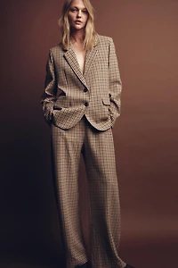 STRAIGHT PLAID BLAZER ZW COLLECTION