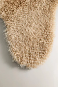 LONG FAUX FUR BLANKET