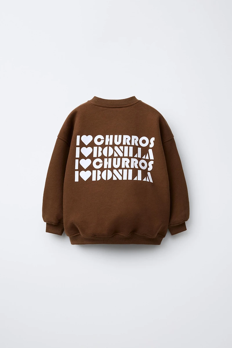 BONILLA A LA VISTA ® X ZARA PRINTED SWEATSHIRT