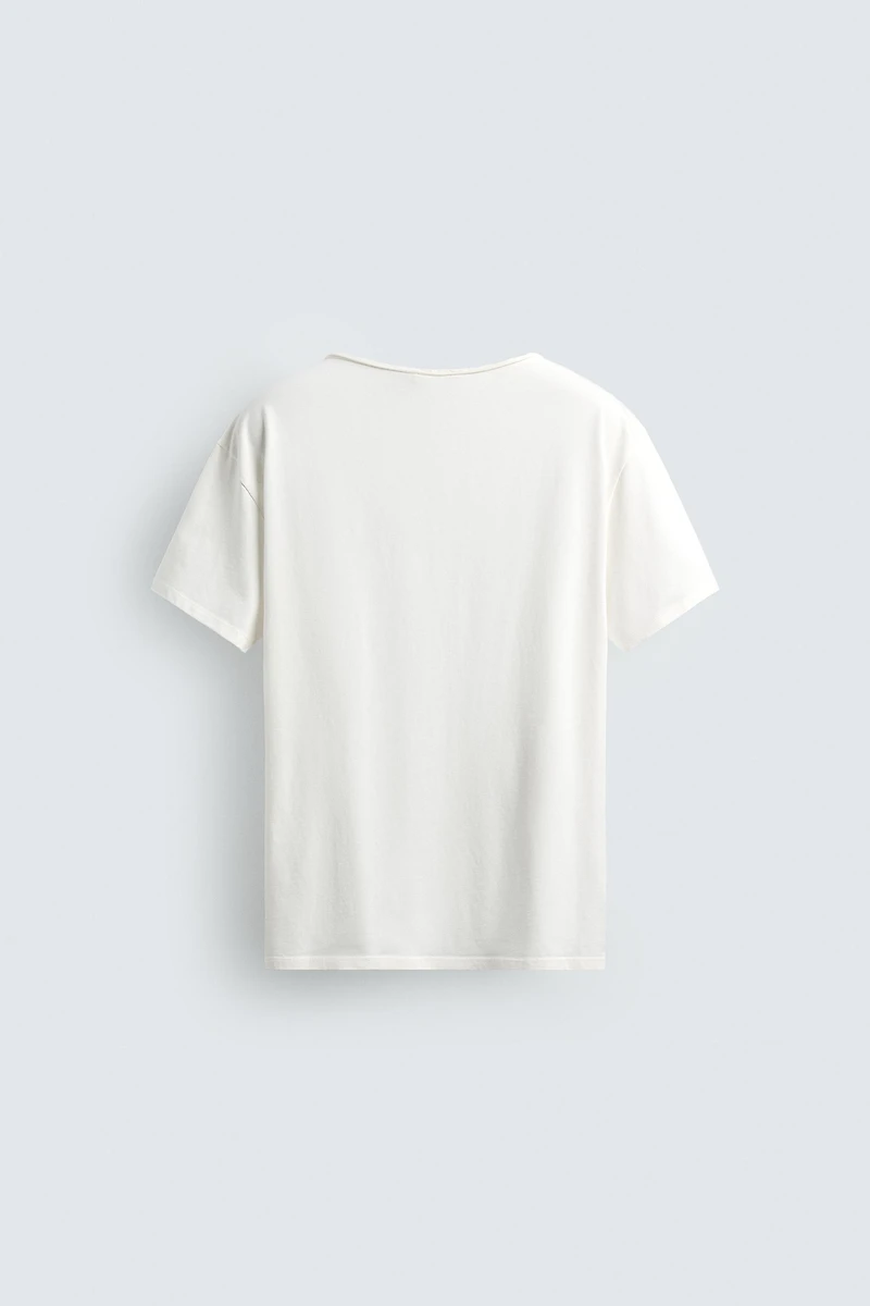 IRREGULAR HENLEY T-SHIRT