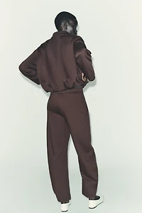 PLUSH BELTED PANTS