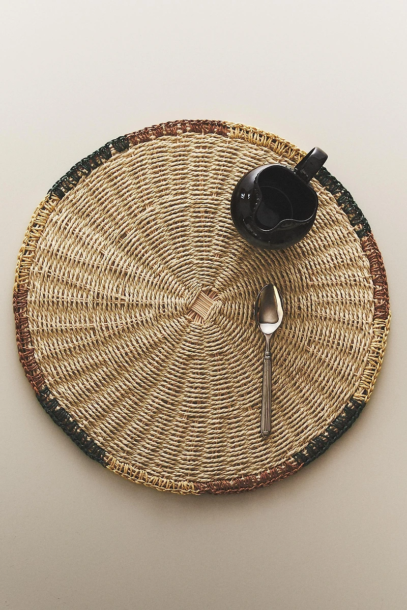 WOVEN RATTAN PLACEMAT