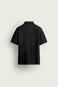 REGULAR FIT TEXTURED POLO