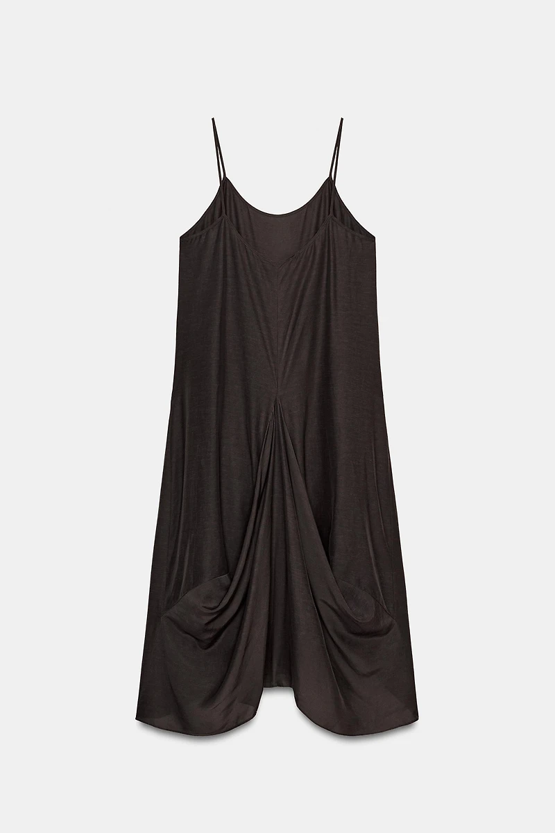 ZW COLLECTION DRAPED VOLUMINOUS DRESS