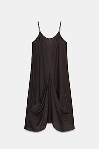 ZW COLLECTION DRAPED VOLUMINOUS DRESS