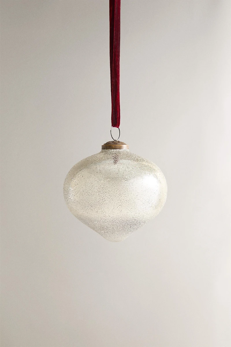 TEXTURED CHRISTMAS TREE ORNAMENT
