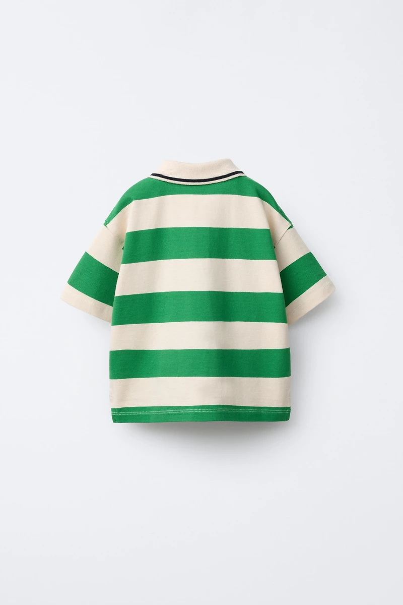 STRIPED POLO SHIRT