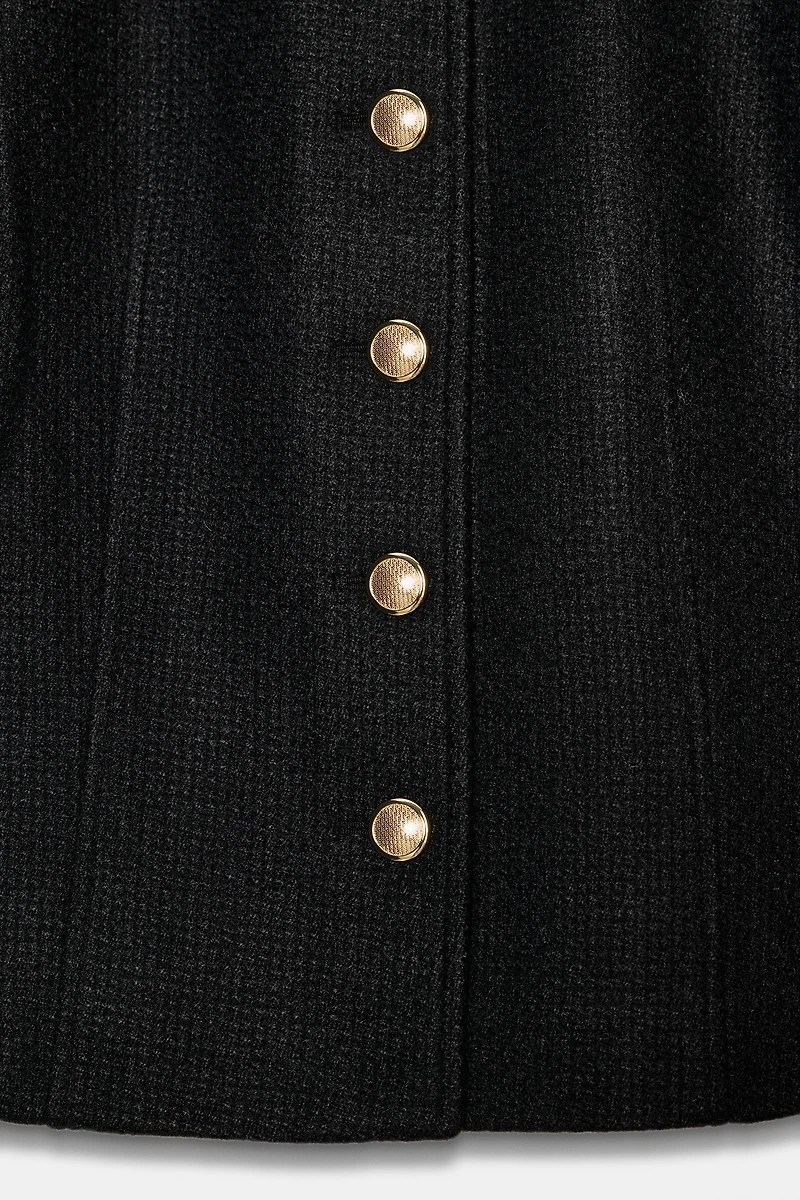 TAILORED ROUND NECK BLAZER