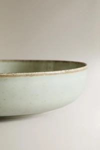 ASSIETTE CREUSE PORCELAINE BORD ANTIQUE