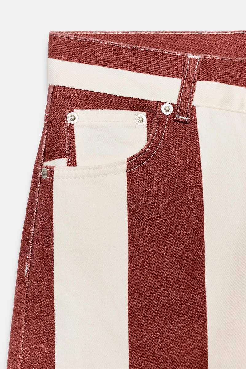 JEAN ZW COLLECTION TAPERED TAILLE HAUTE RAYURES