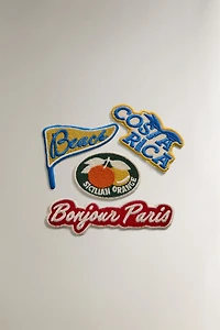 TRAVEL PATCH SET (SET OF 4)