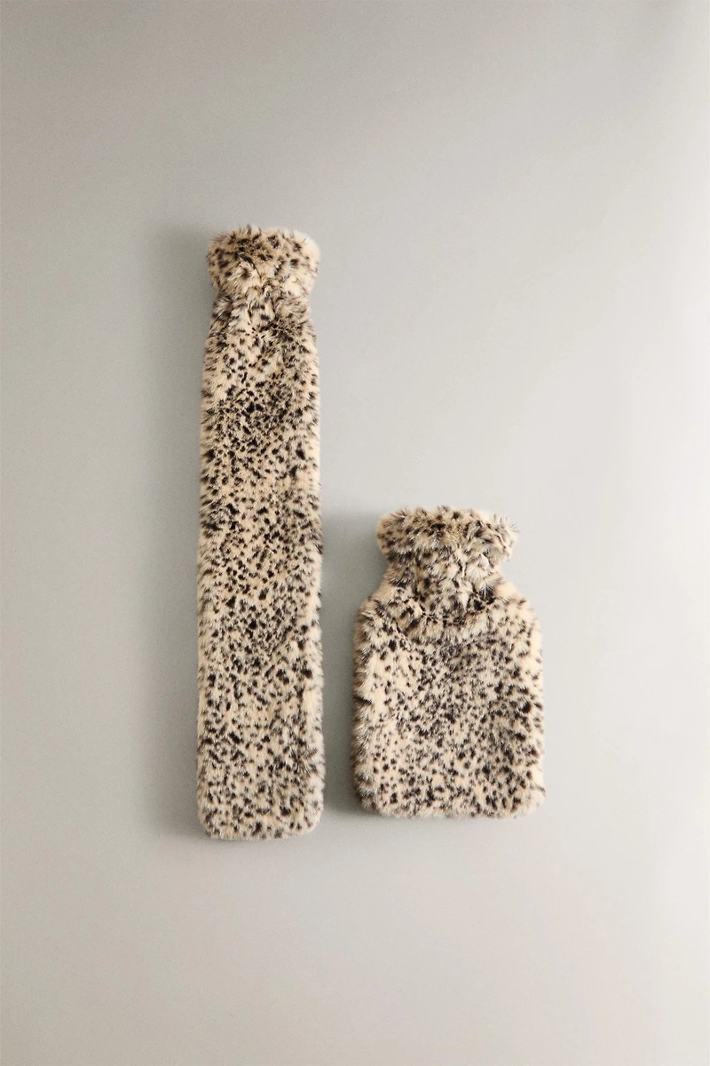 ANIMAL PRINT HOT WATER BOTTLE