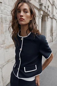 SHORT SLEEVE BLAZER