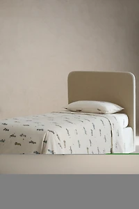 DRAP DE DESSUS ENFANT CHIEN COURSE