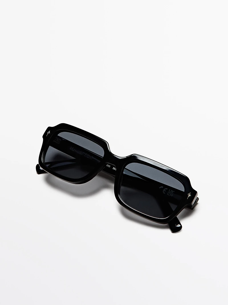 Rectangular sunglasses