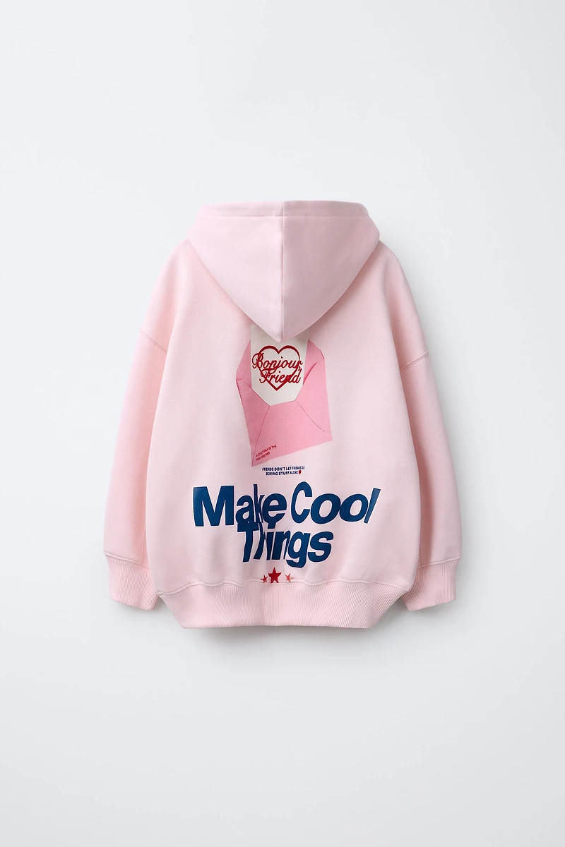 HEART HOODIE SWEATSHIRT
