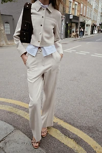 PANTALON DROIT SURPIQÛRES