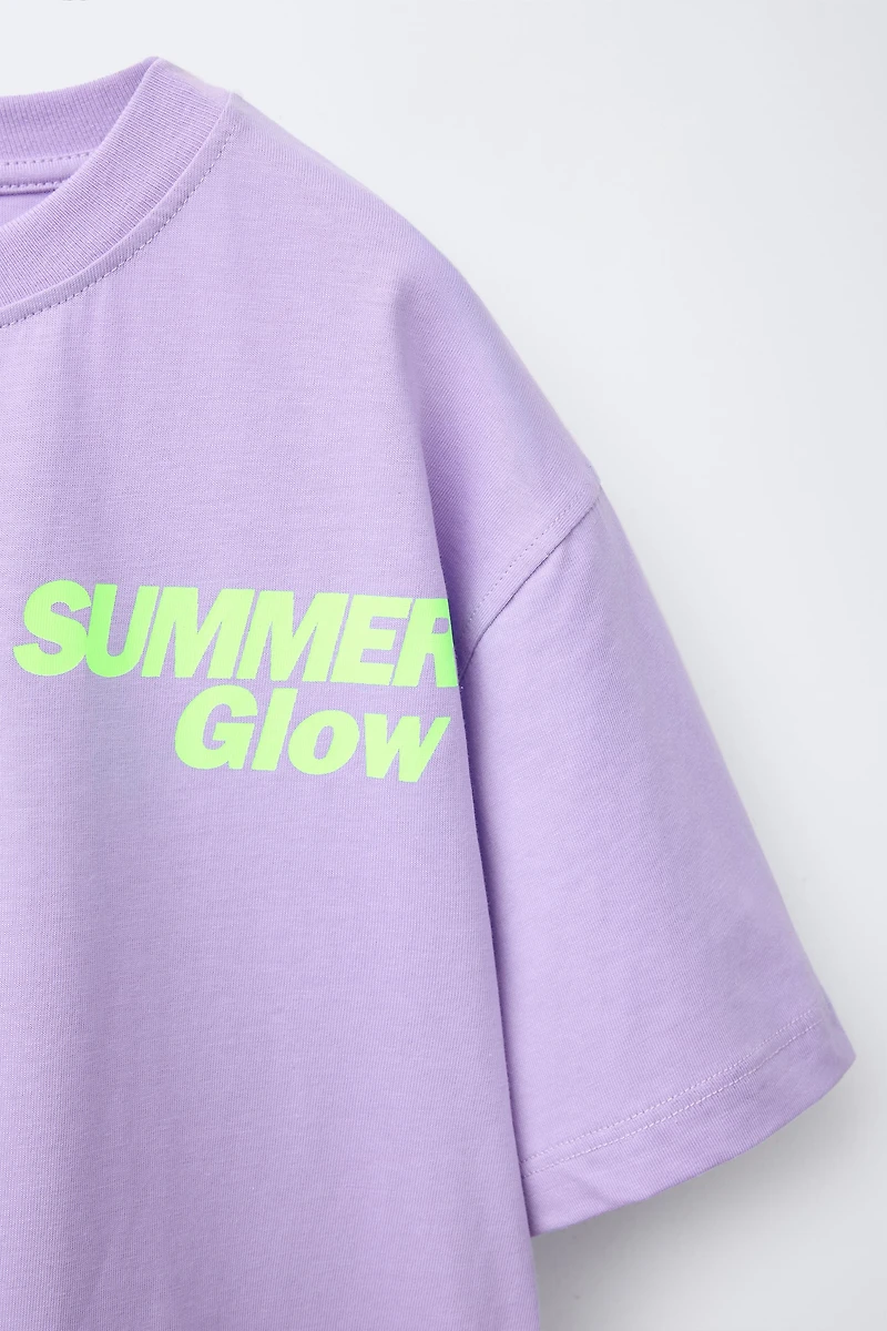 TEXT PRINT T-SHIRT