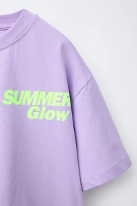 TEXT PRINT T-SHIRT