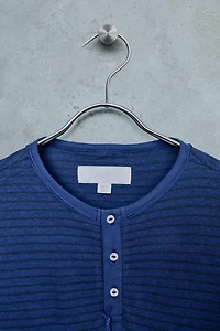 STORIESZ - T-SHIRT À RAYURES EN COTON ET LIN
