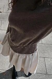 COMBINATION STUDDED DRESS