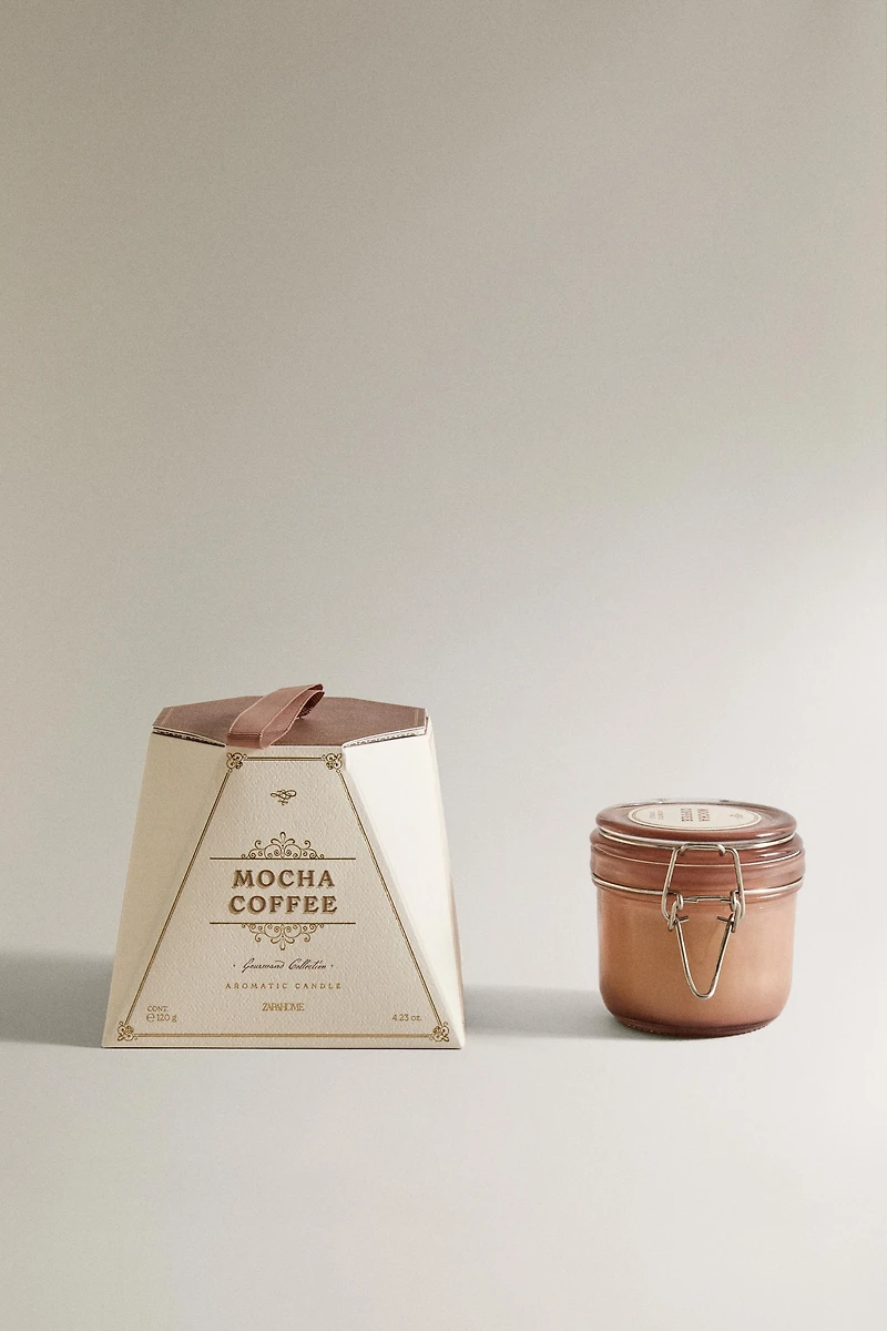 (120 G) MOCHA COFFEE SCENTED CANDLE