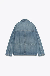 TRF LONG DENIM JACKET