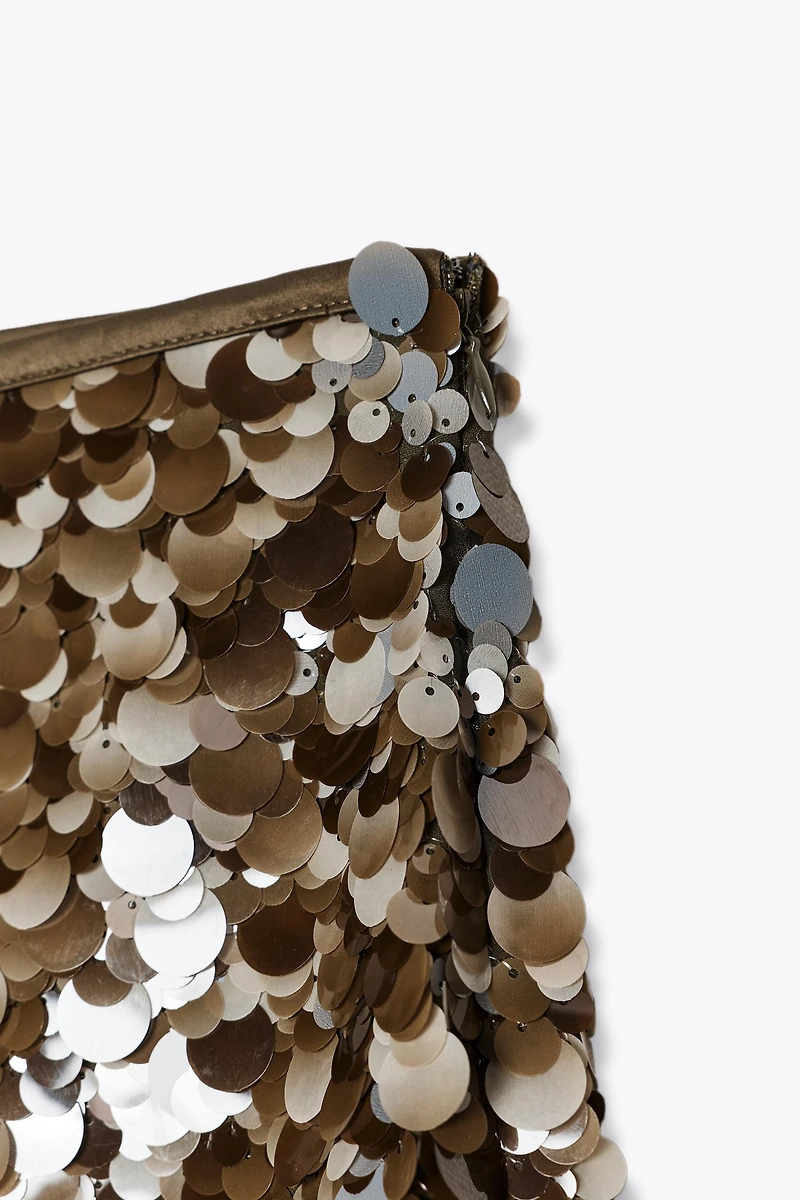 SEQUIN MINI SKIRT