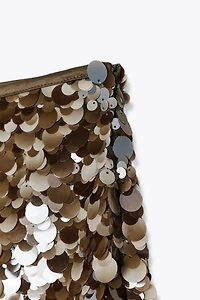 SEQUIN MINI SKIRT