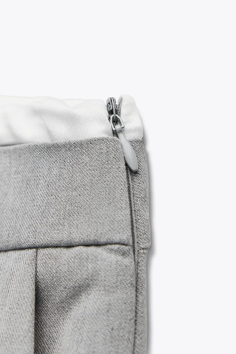PANTALON LARGE À TAILLE DOUBLE