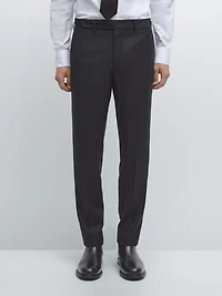 Pantalon flanelle 100 % laine