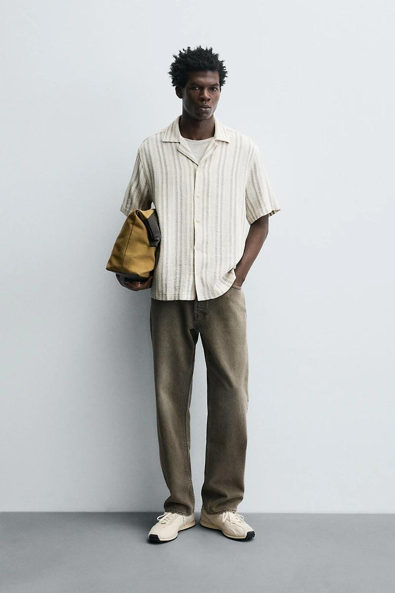 GEOMETRIC JACQUARD SHIRT