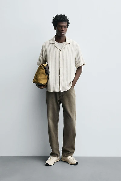 GEOMETRIC JACQUARD SHIRT