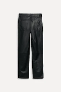 PANTALON DROIT EN CUIR 50E ANNIVERSAIRE